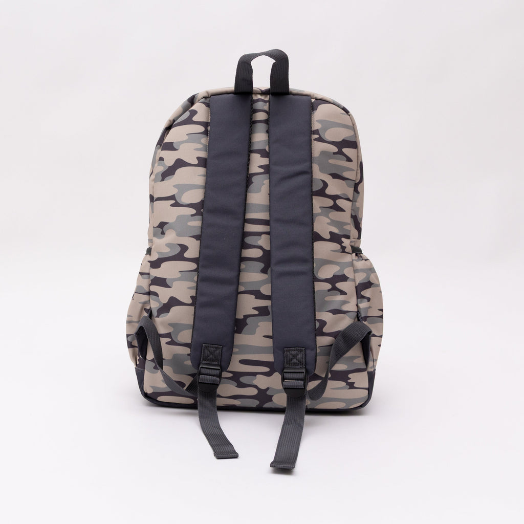 Camo Color Block Large Backpack