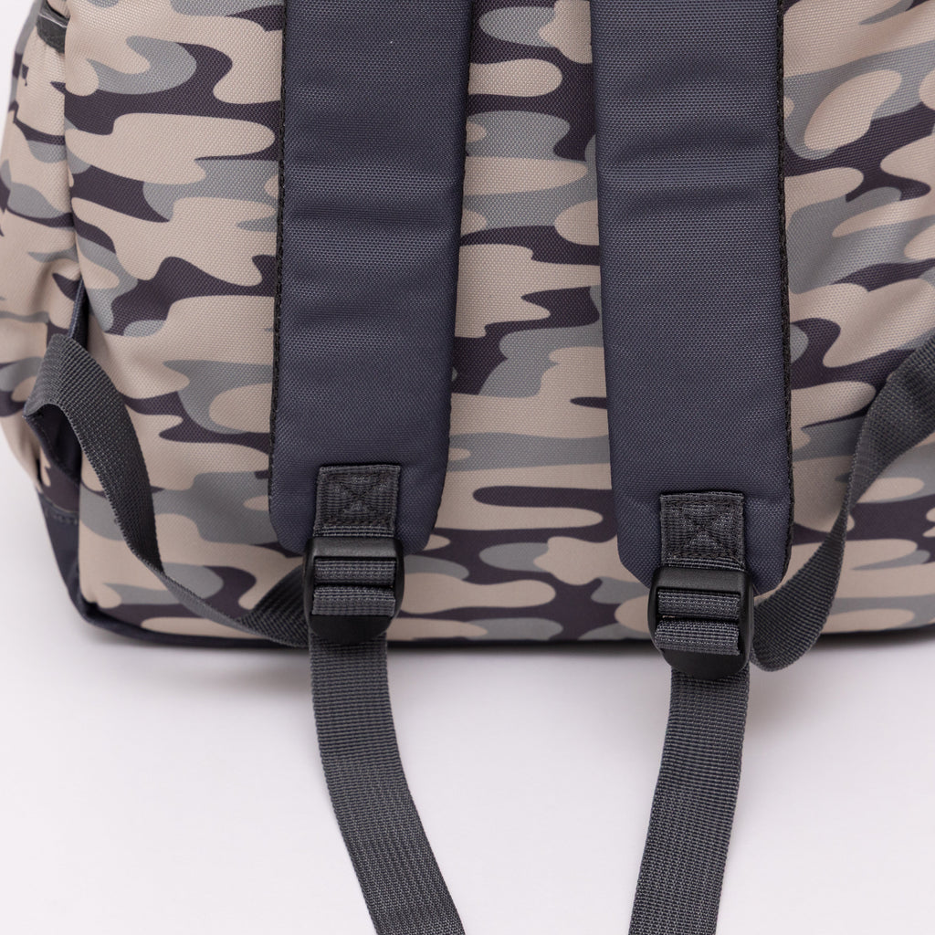 Camo Color Block Large Backpack