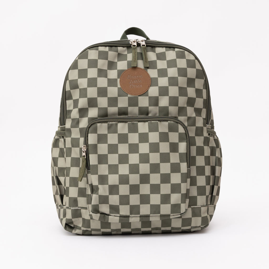 Dark Checkered Standard Backpack