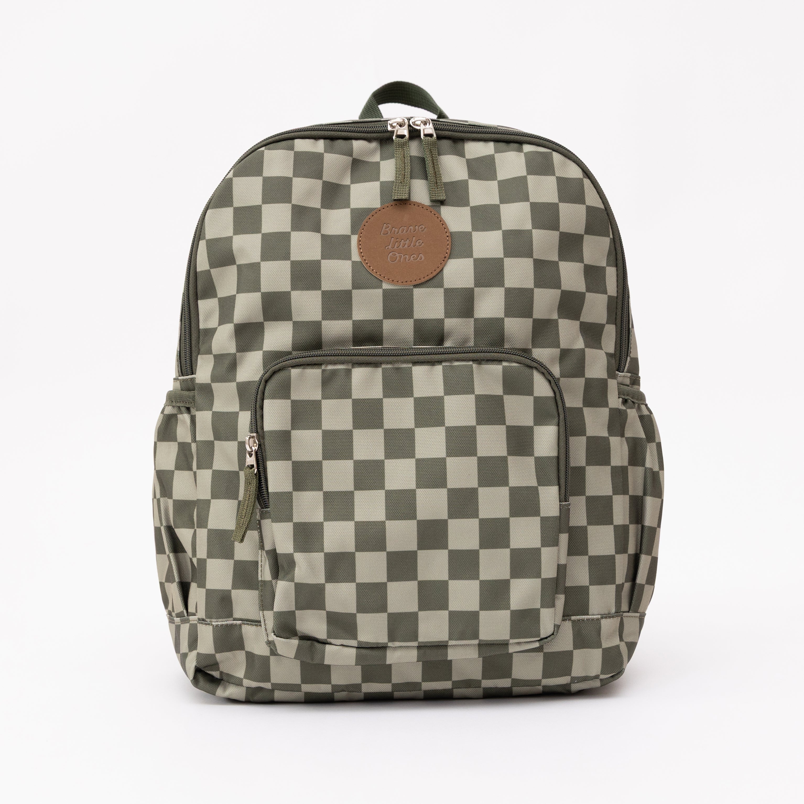 Dark Checkered Standard Backpack