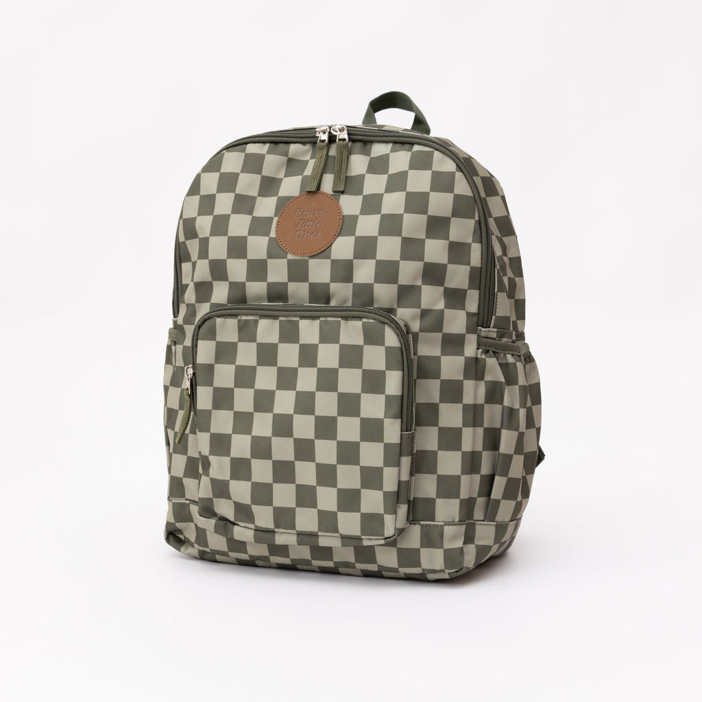 Dark Checkered Standard Backpack