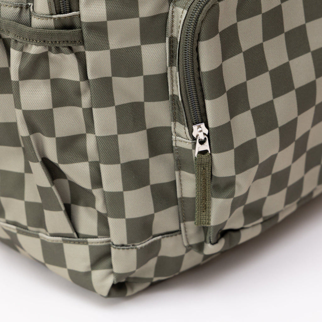 Dark Checkered Standard Backpack