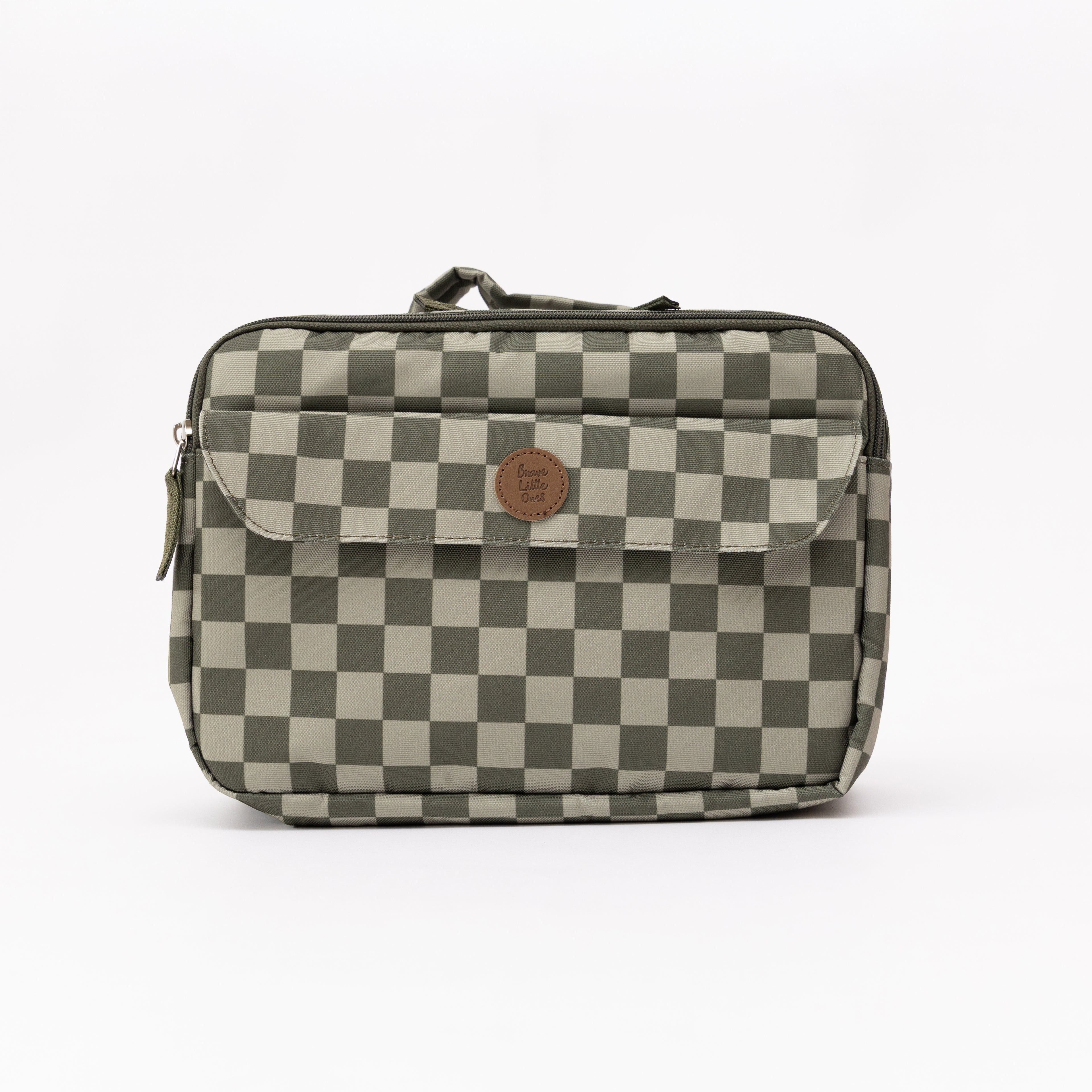 Dark Checkered Lunchbox