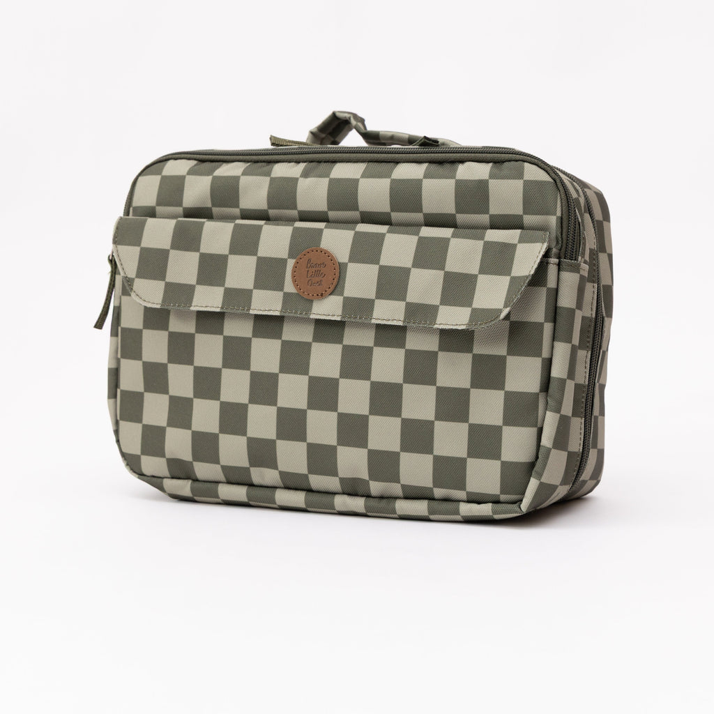 Dark Checkered Lunchbox