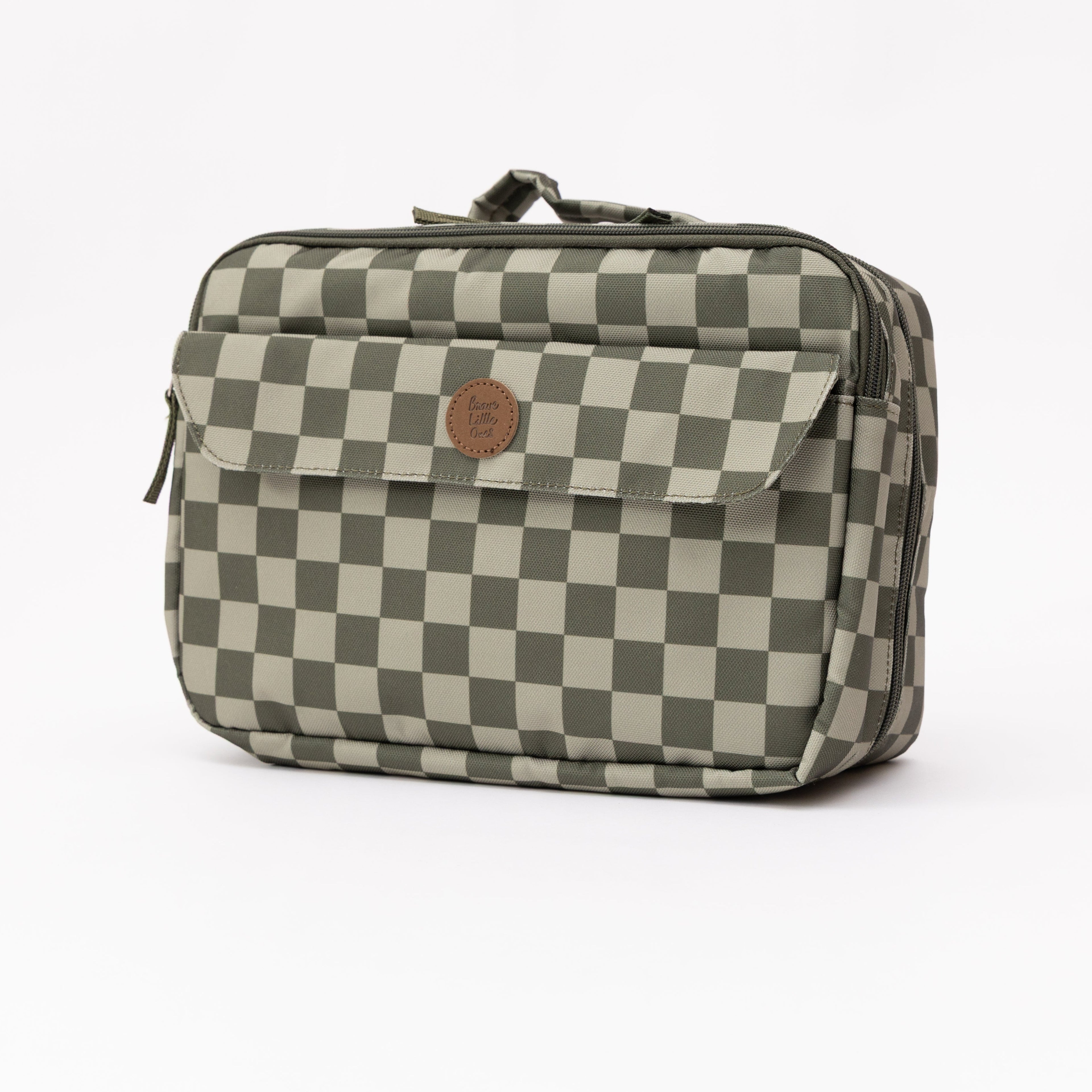 Dark Checkered Lunchbox