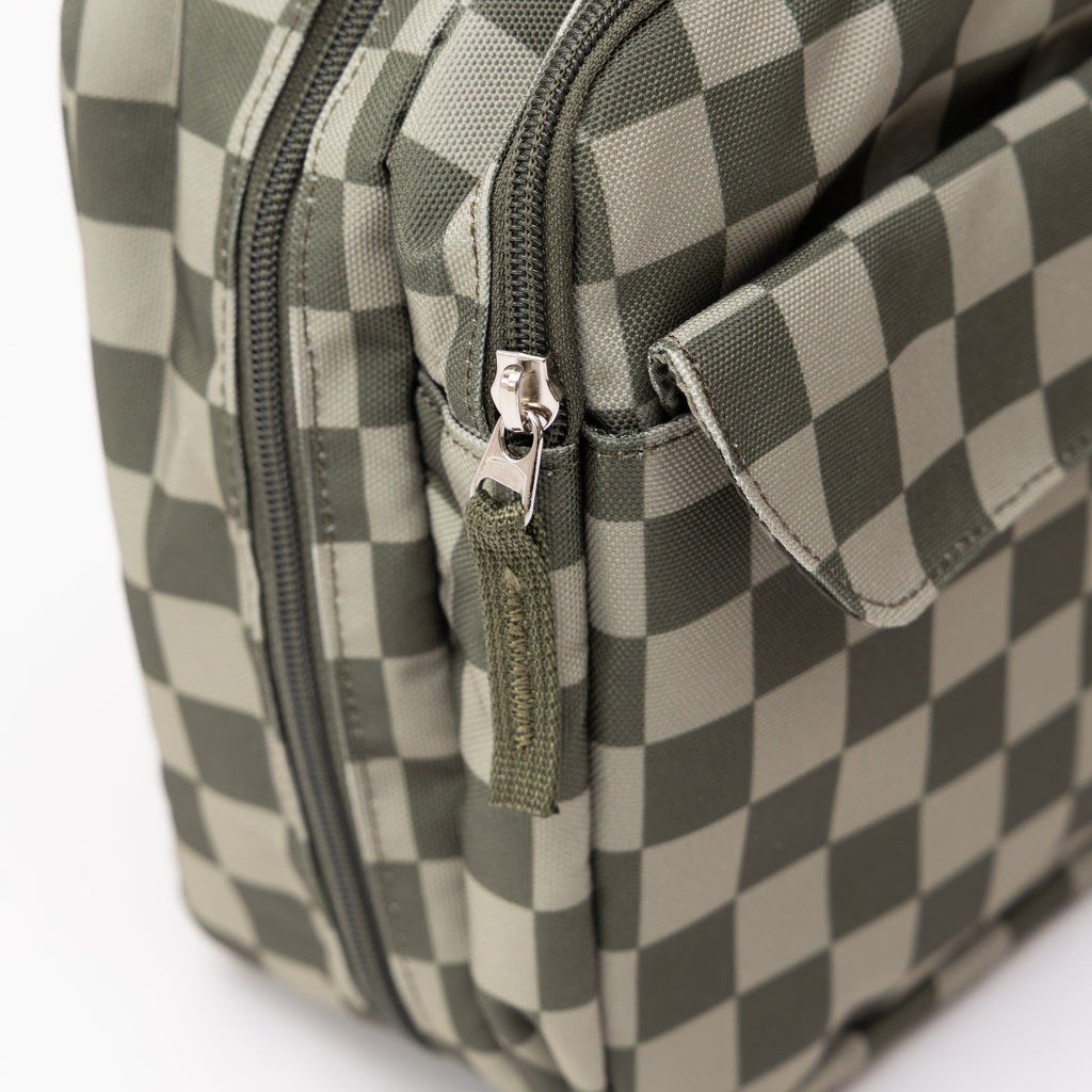 Dark Checkered Lunchbox