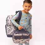 Camo Color Block Large Backpack