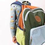 Color Block Large Backpack