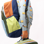 Color Block Large Backpack