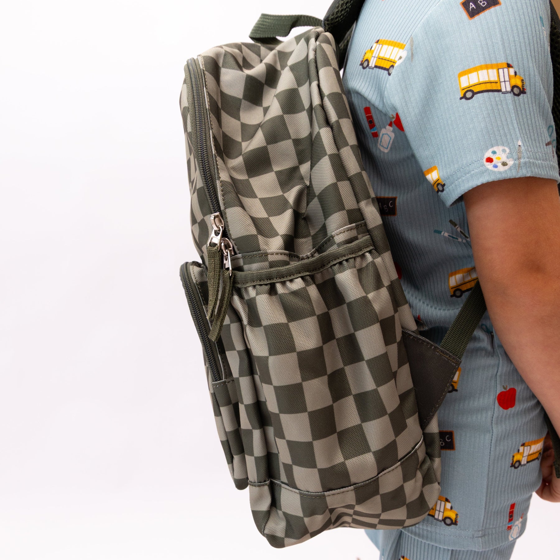 Dark Checkered Standard Backpack