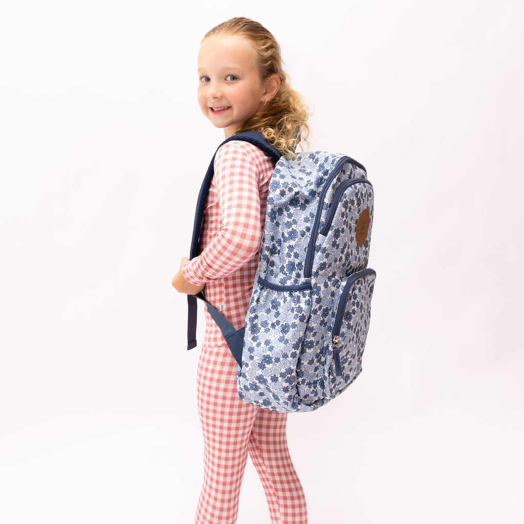Bluebell Blossoms Large Backpack