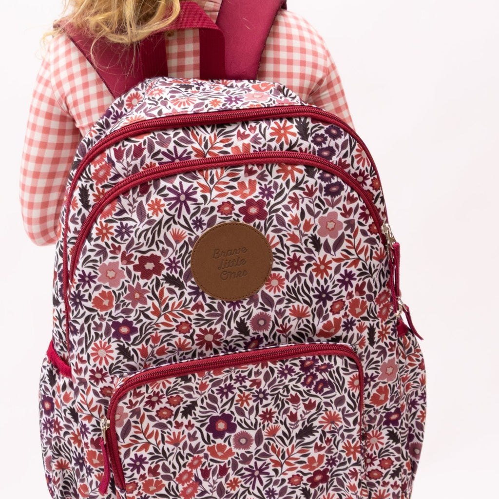 Fall Blooms Large Backpack