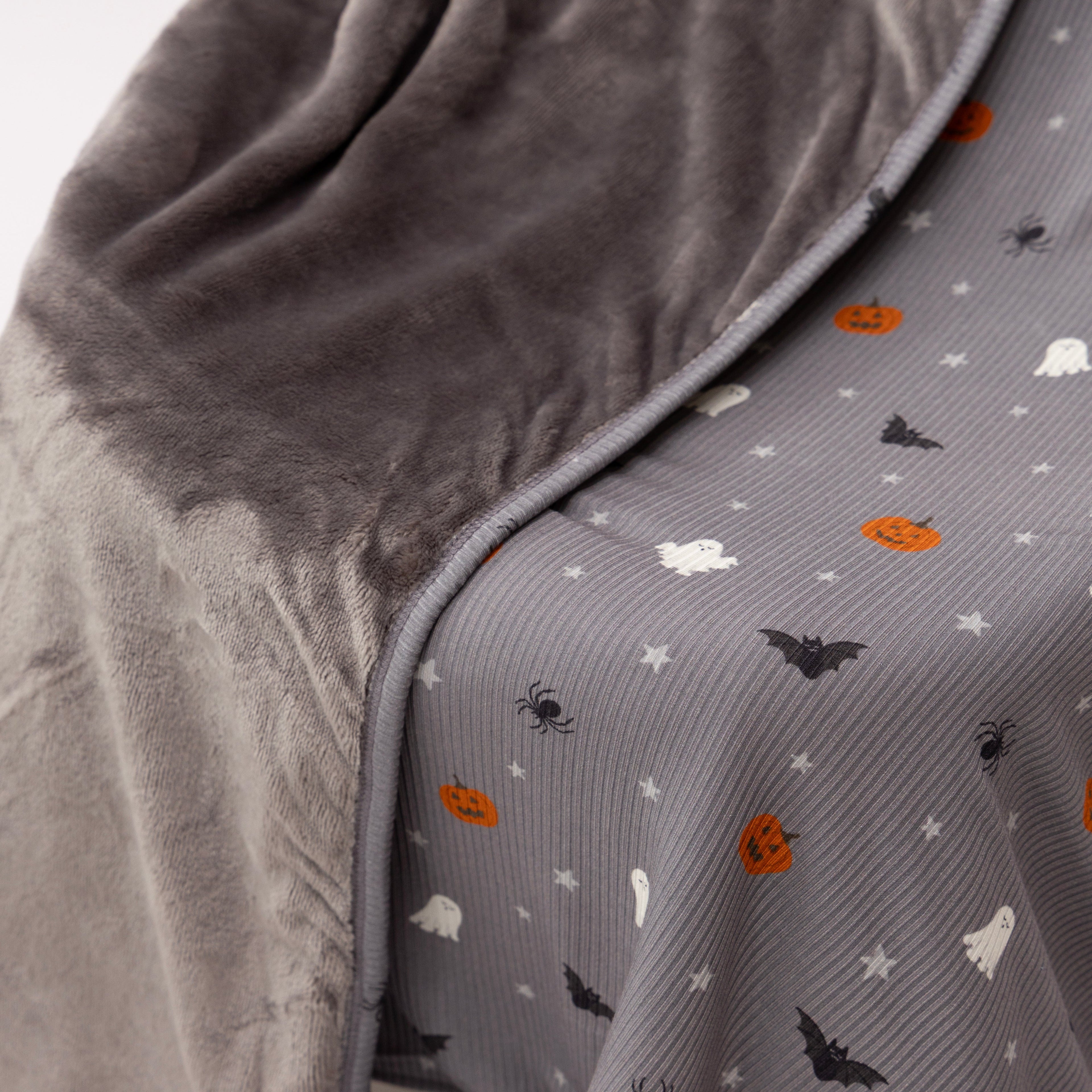 Halloween Boo Crew Small Ribbed Youth Blanket