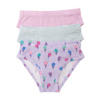 Lilac Daisies, Harbor Blue and Lilac Mist Small Ribbed Underwear 3 pack