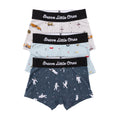 Astronauts, Gone Fishing and Trains Small Ribbed Boxer Brief 3 pack