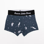 Checkered Lightning Bolt, Triangles and Astronauts Small Ribbed Boxer Brief 3 pack