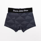 Checkered Lightning Bolt, Triangles and Astronauts Small Ribbed Boxer Brief 3 pack
