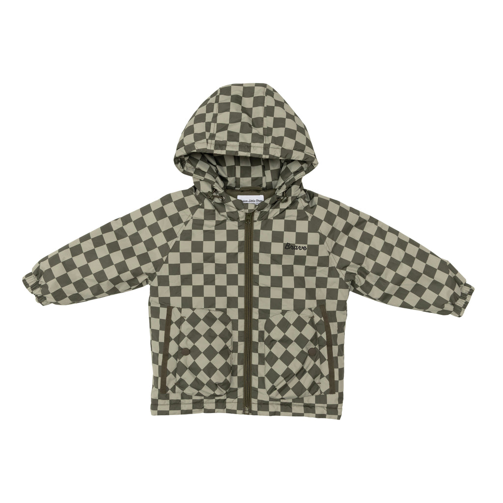 Checkered Puffer Jacket