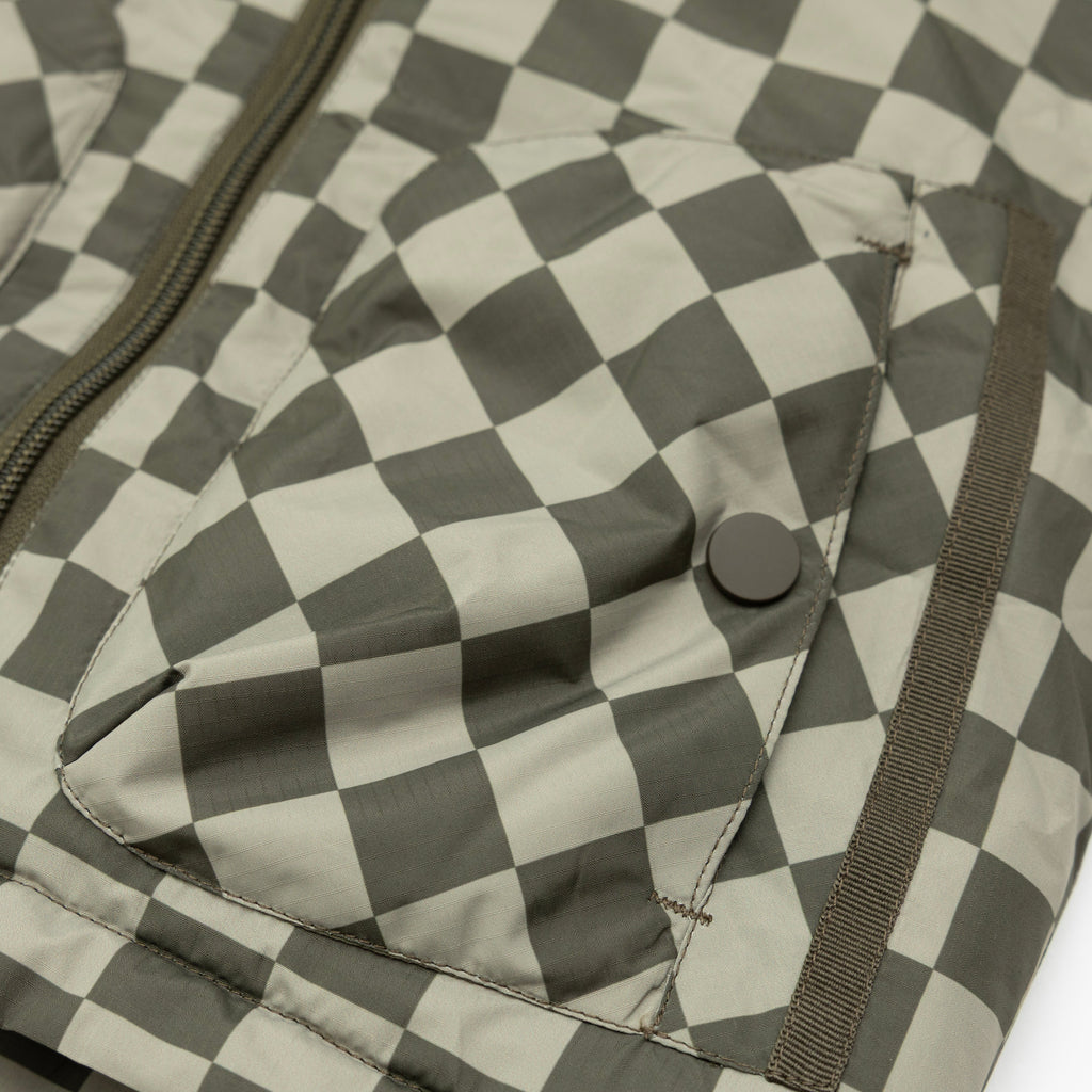 Checkered Puffer Jacket