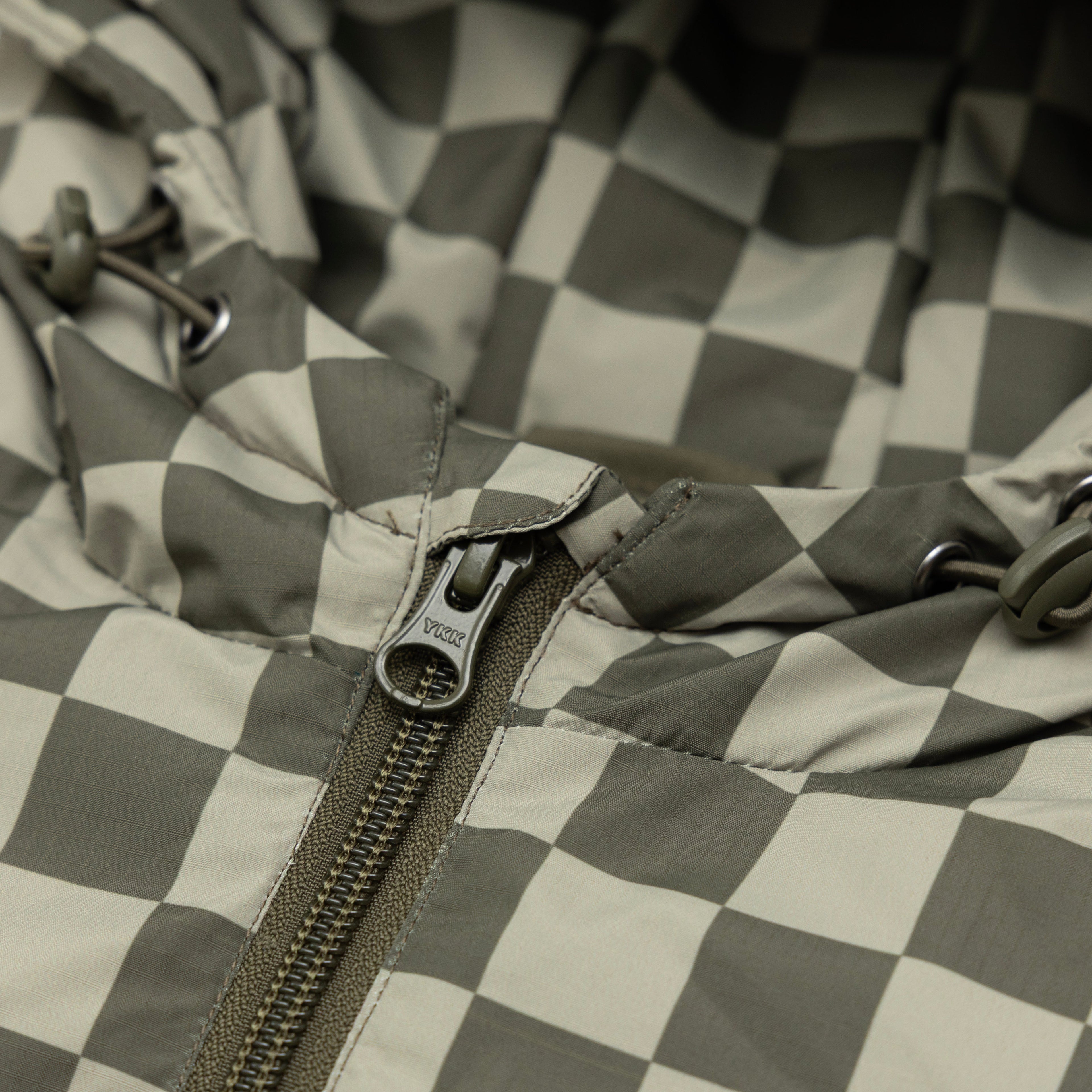 Checkered Puffer Jacket