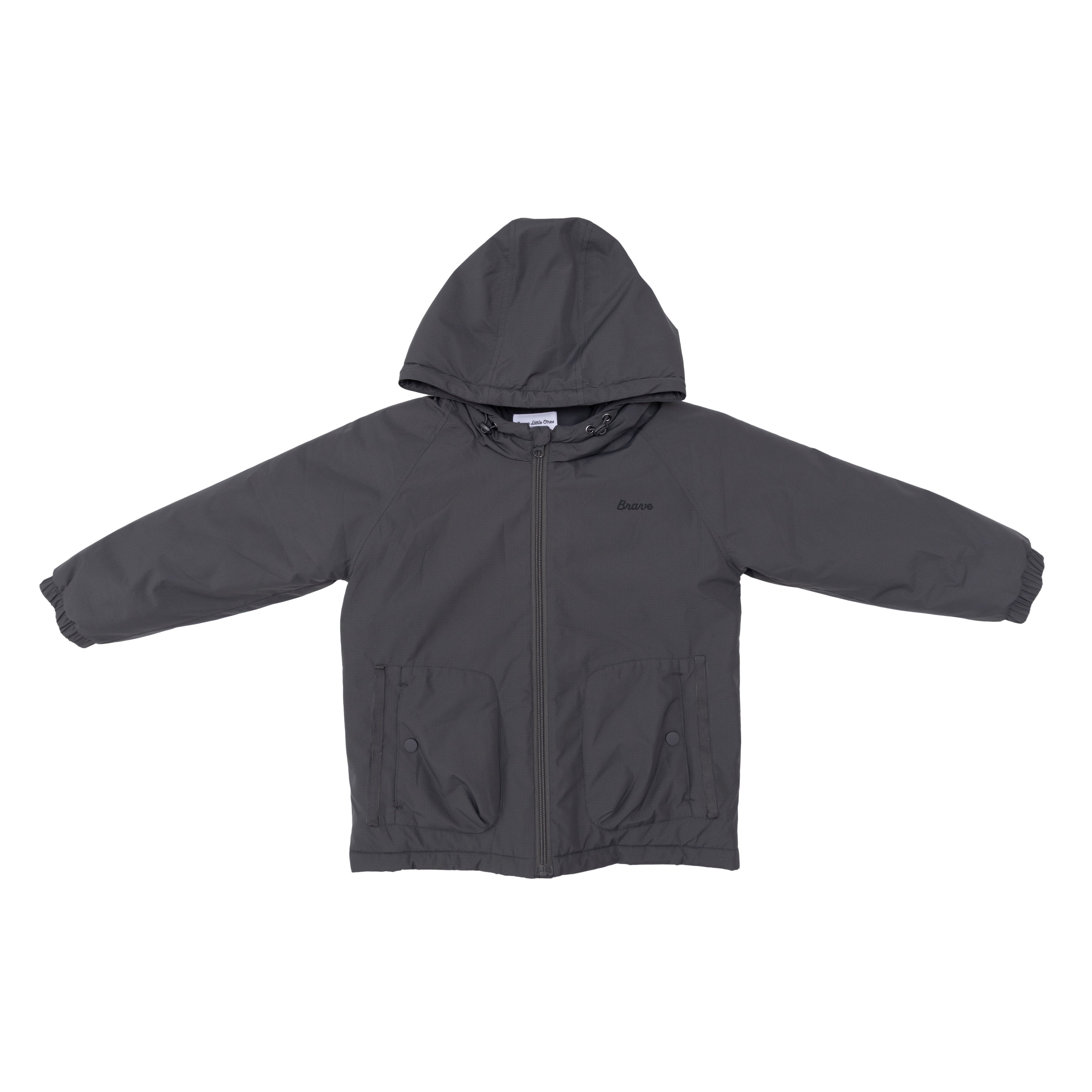 Midnight Charcoal Puffer Jacket