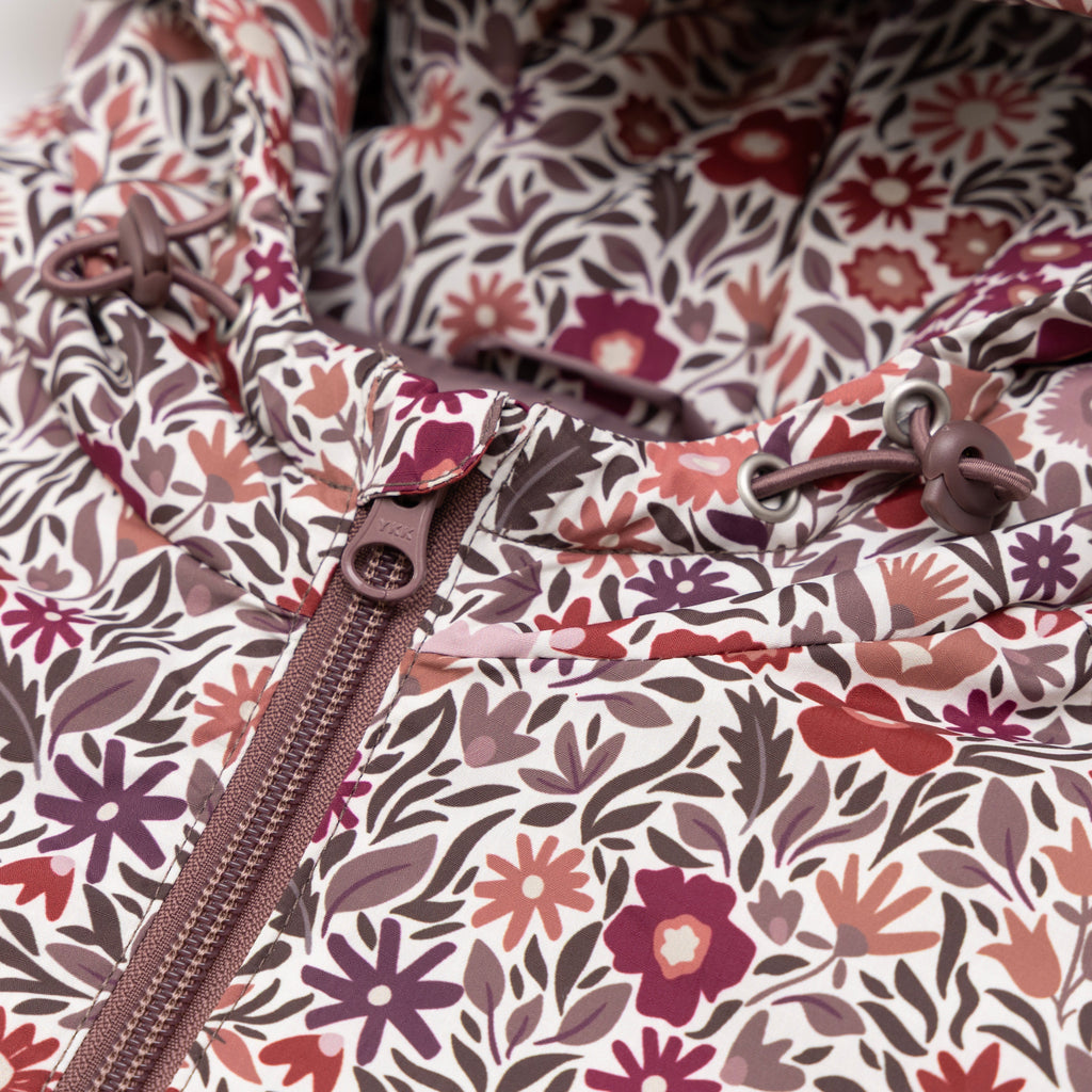 Fall Blooms Puffer Jacket