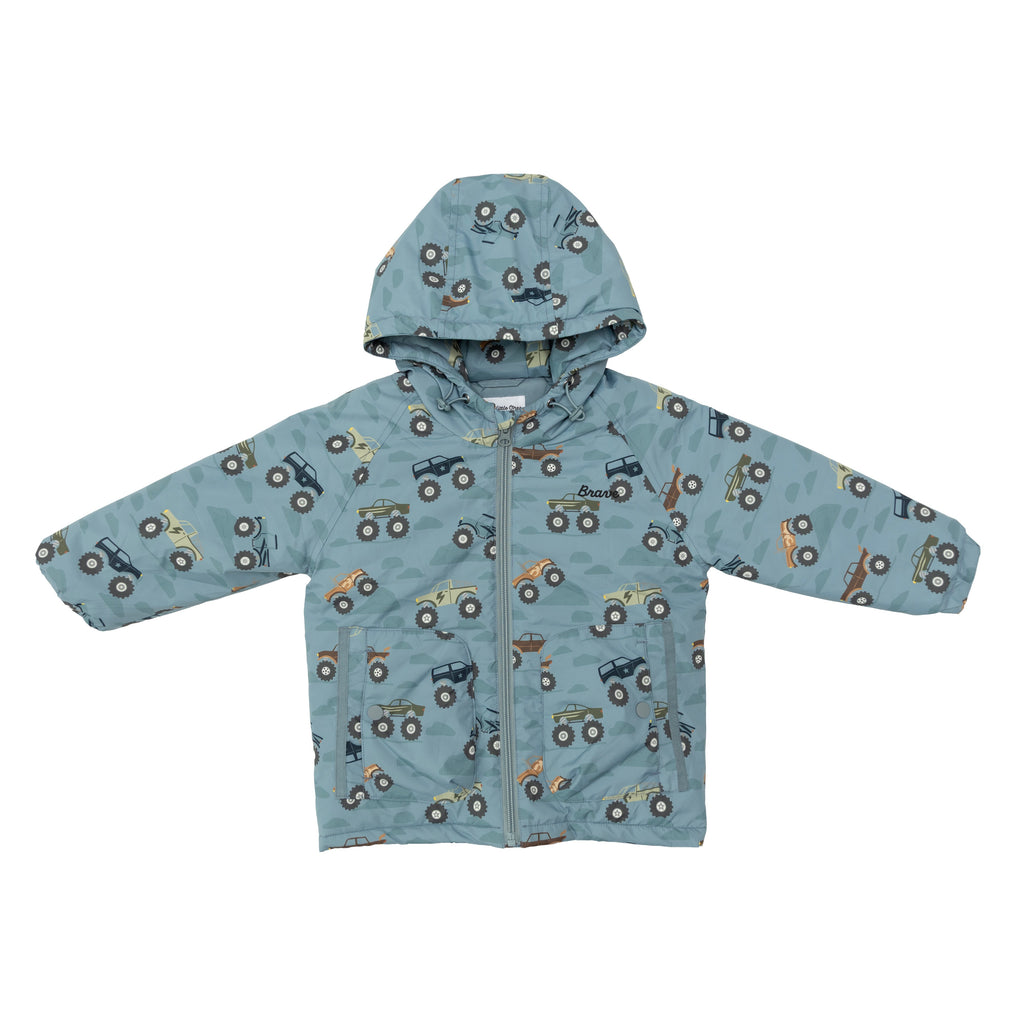 Monster Trucks Puffer Jacket