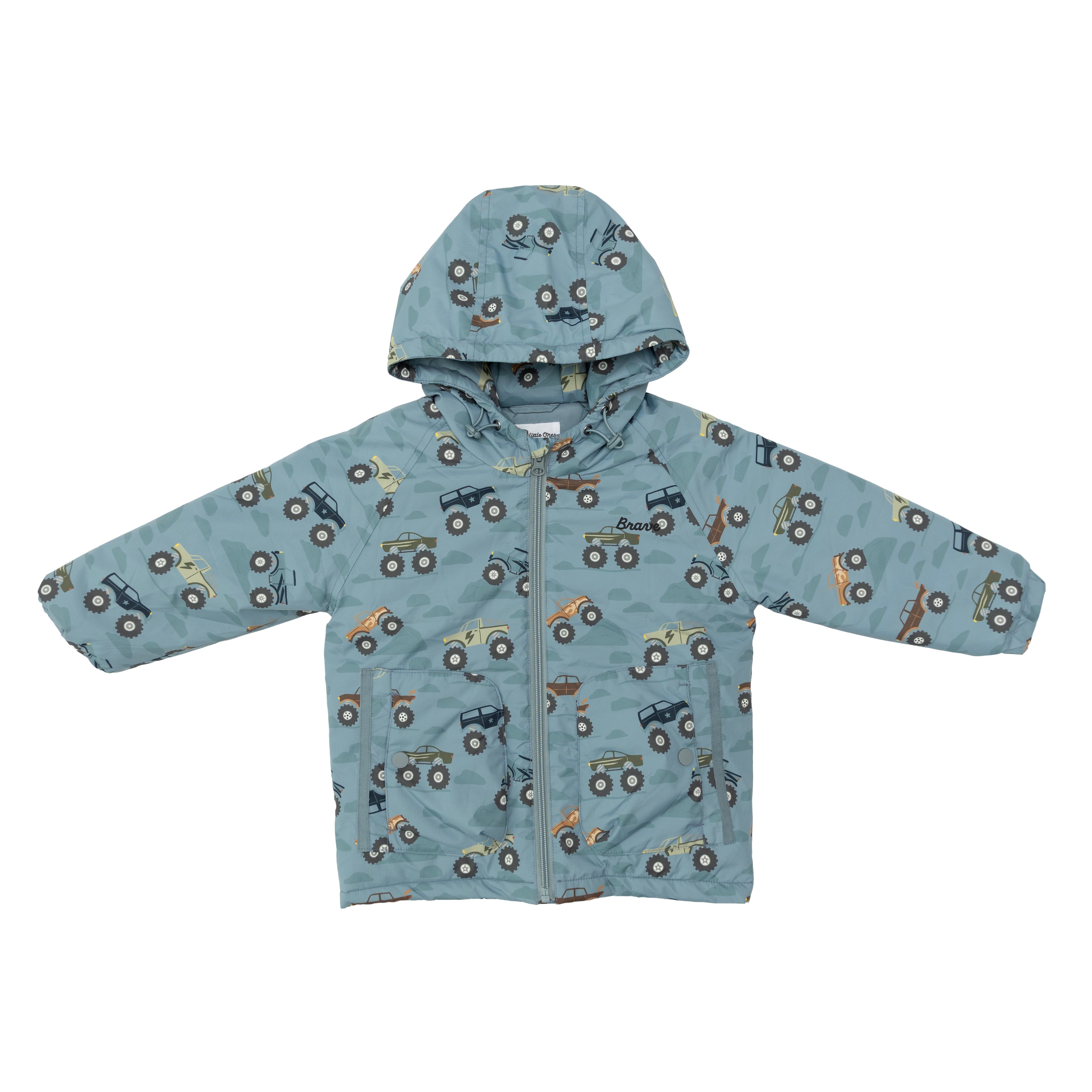Monster Trucks Puffer Jacket