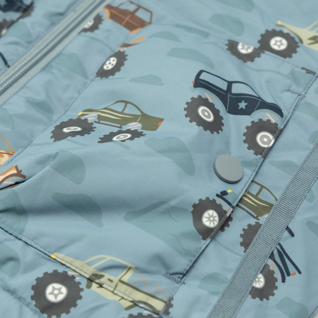 Monster Trucks Puffer Jacket