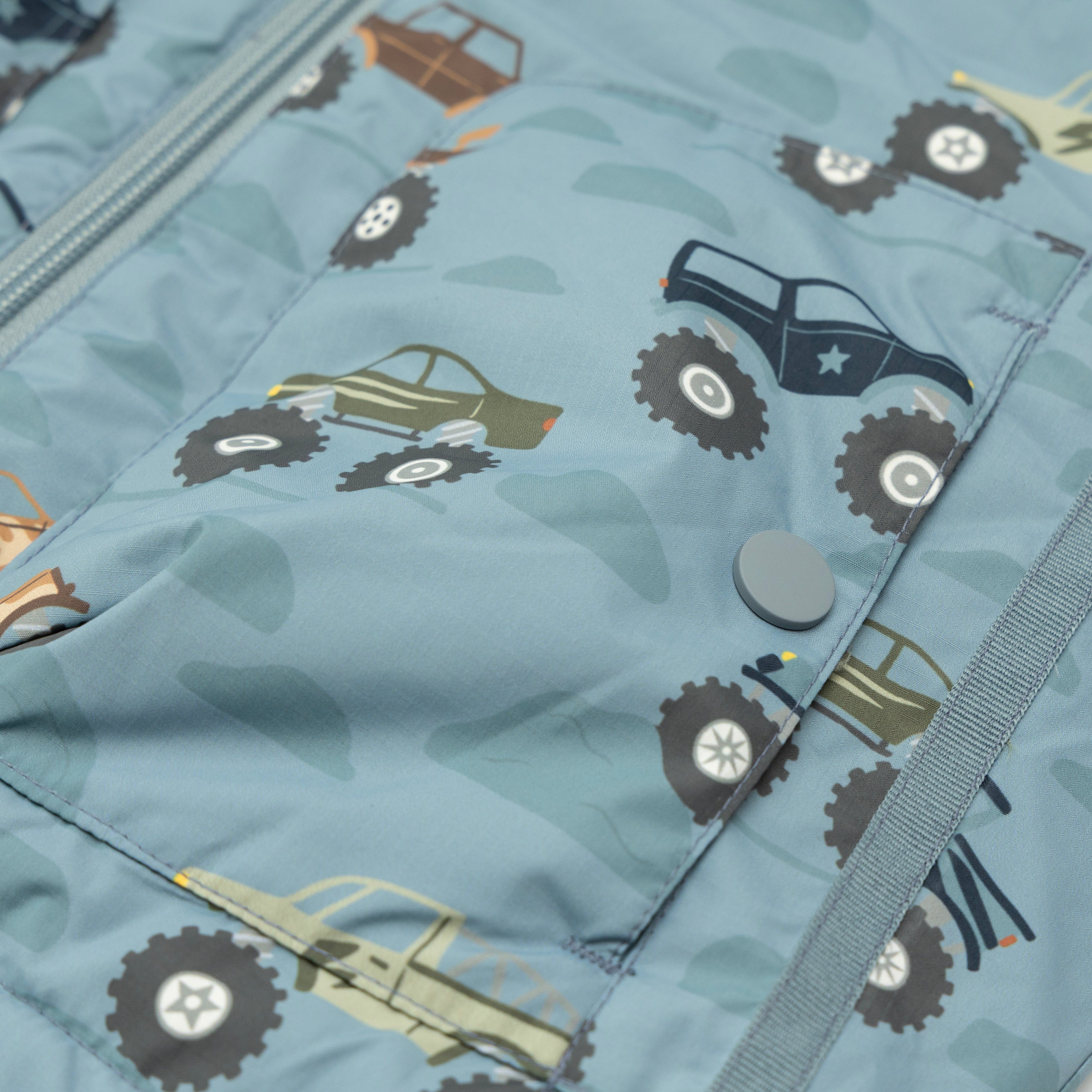 Monster Trucks Puffer Jacket