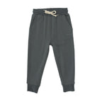 Midnight Charcoal Bamboo French Terry Joggers