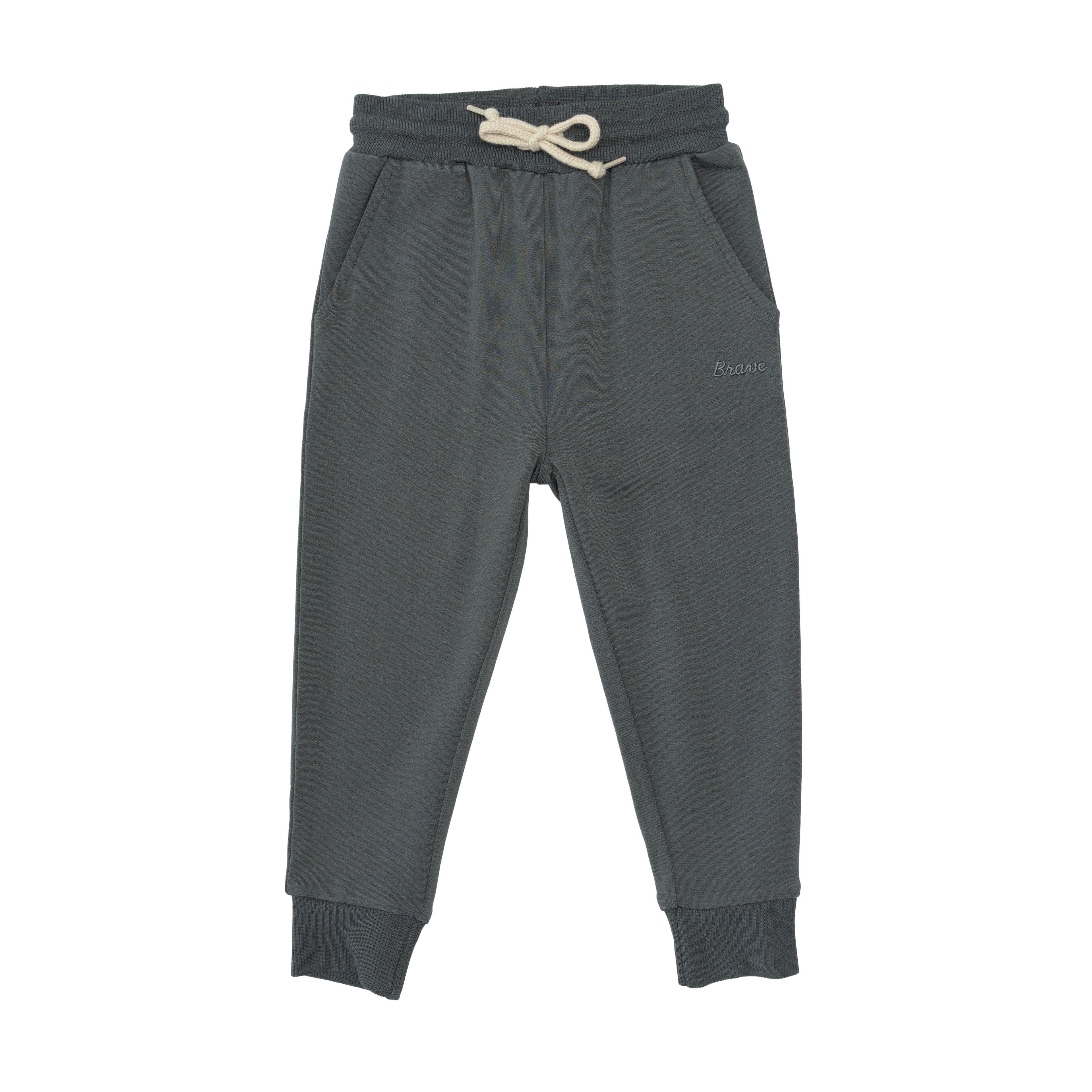 Midnight Charcoal Bamboo French Terry Joggers
