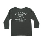 Fishing Club Midnight Charcoal Long Sleeve Shirt