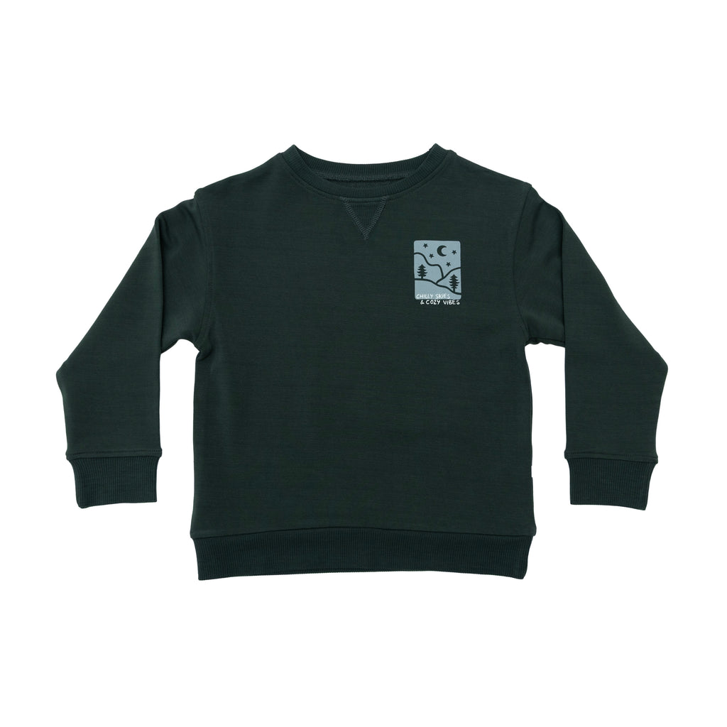Chilly Skies Bamboo French Terry Pullover