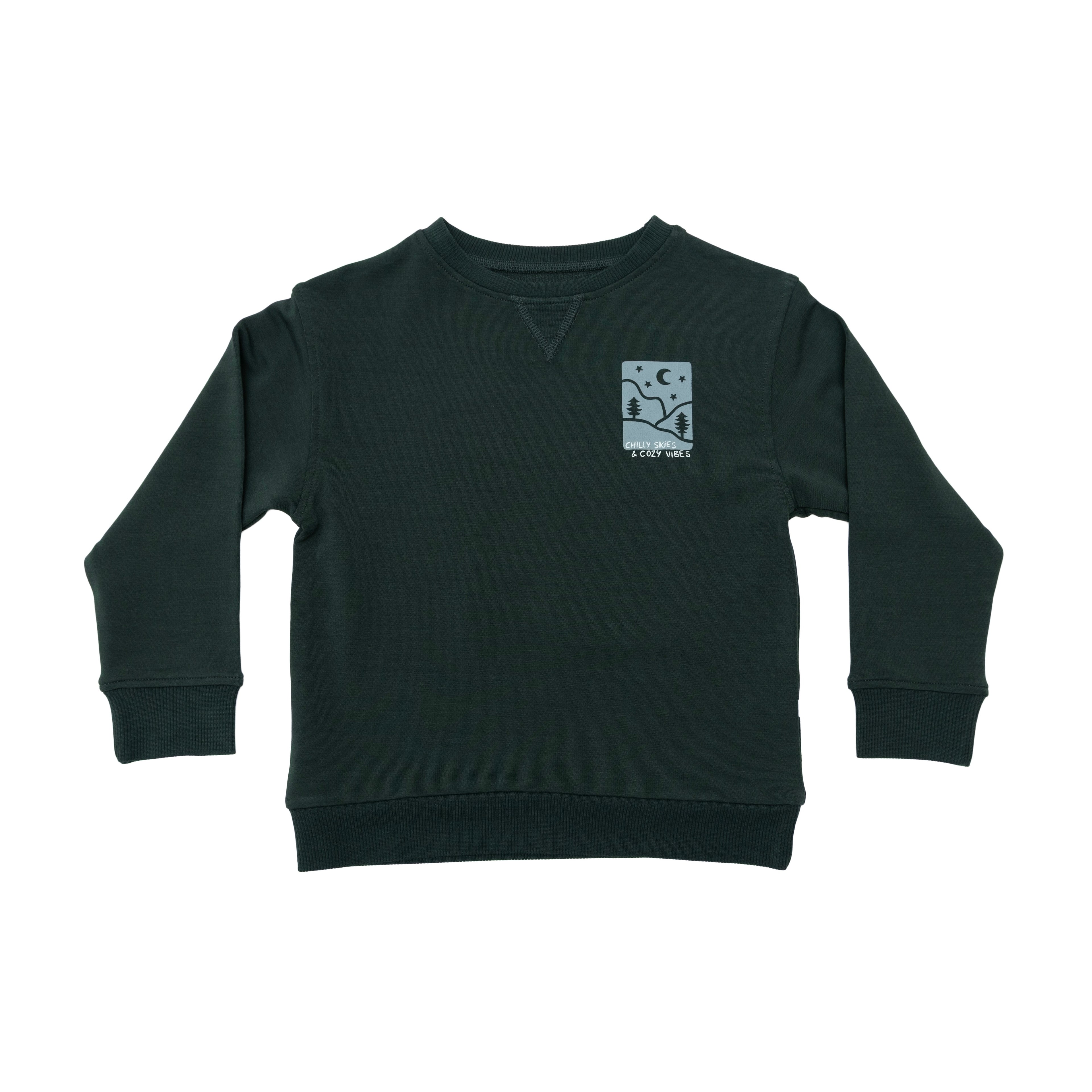 Chilly Skies Bamboo French Terry Pullover