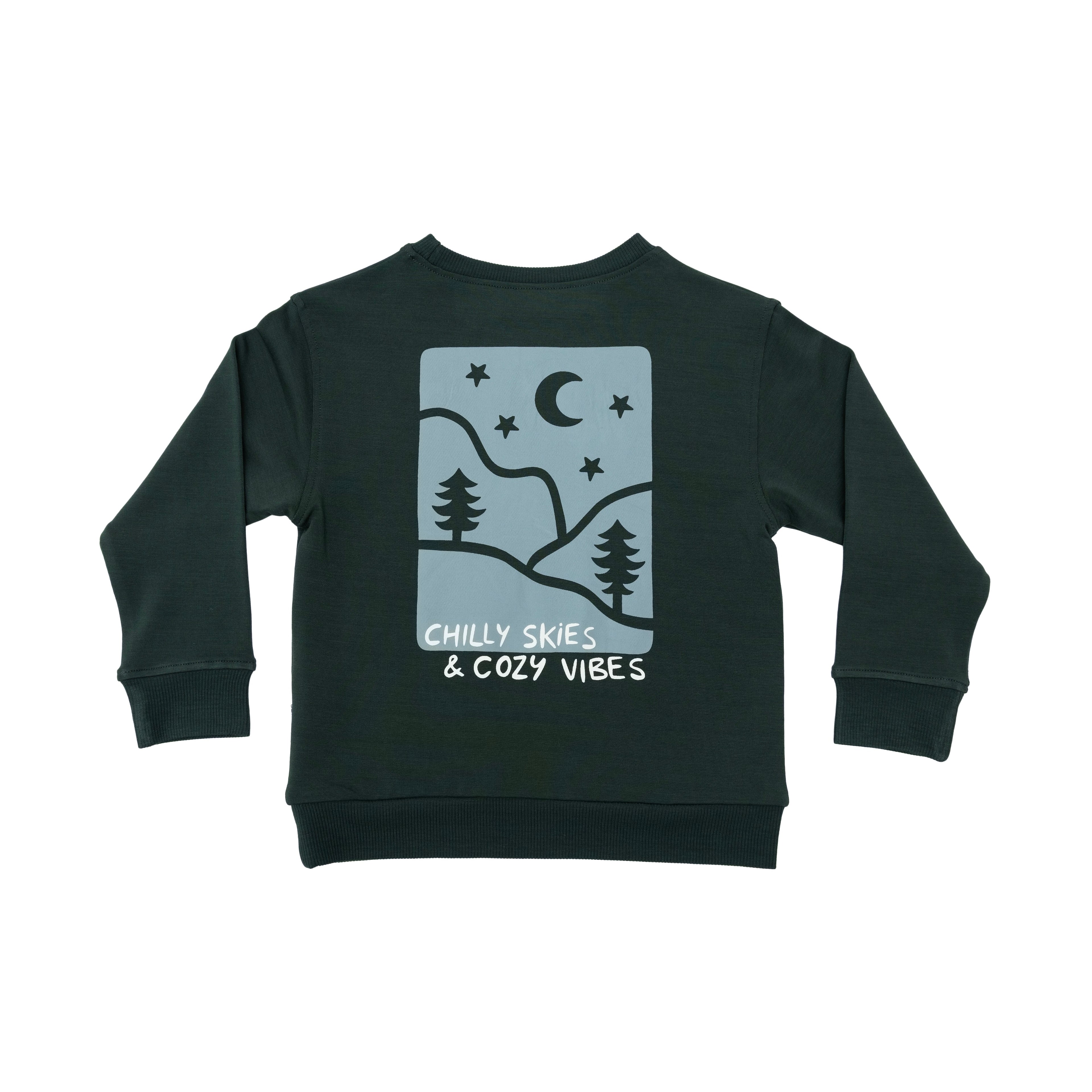 Chilly Skies Bamboo French Terry Pullover