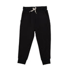 Jet Black Bamboo French Terry Joggers