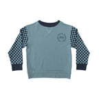 Slate Blue Start Your Engines Bamboo French Terry Pullover