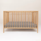 Checkered Lightning Bolt Crib Sheet