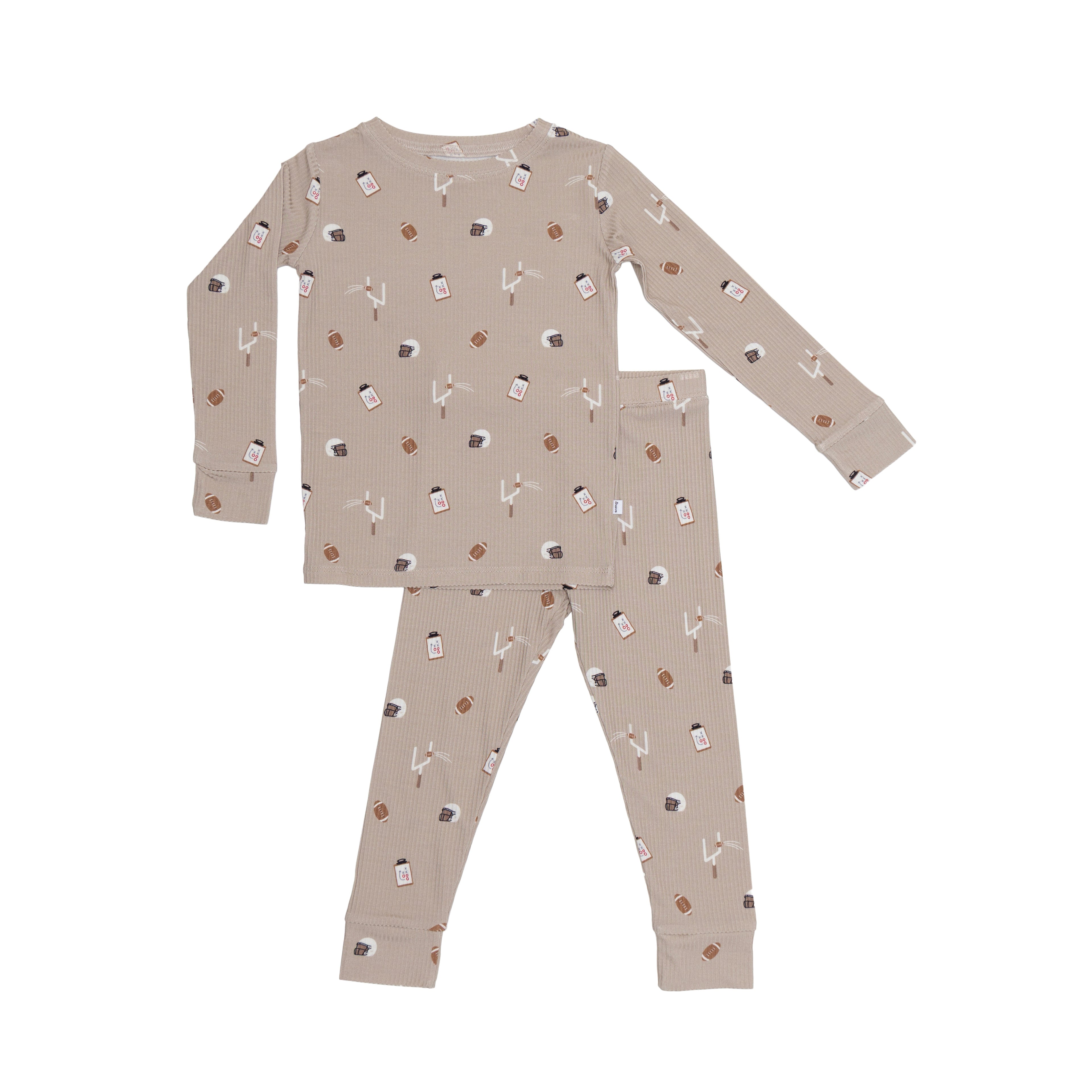 Football Small Ribbed Two-Piece Set