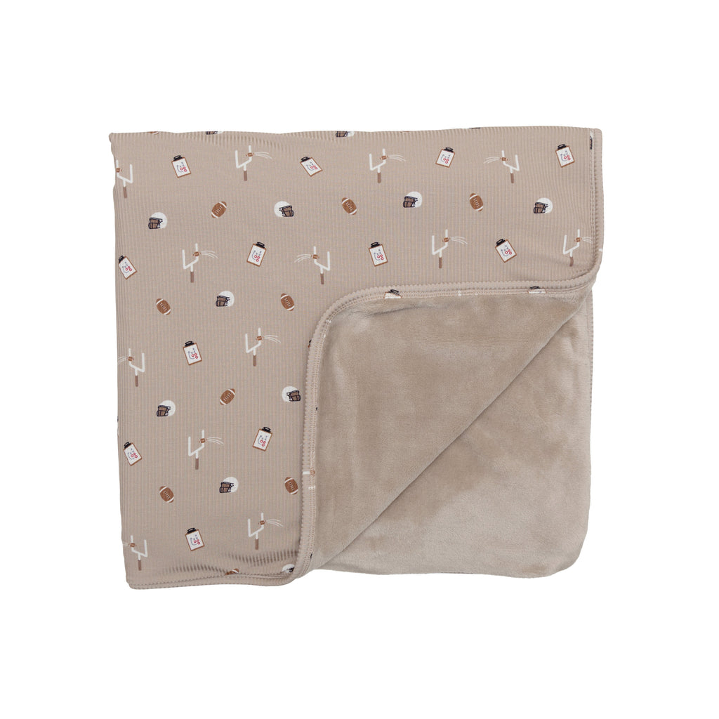Football Small Ribbed Adult Blanket