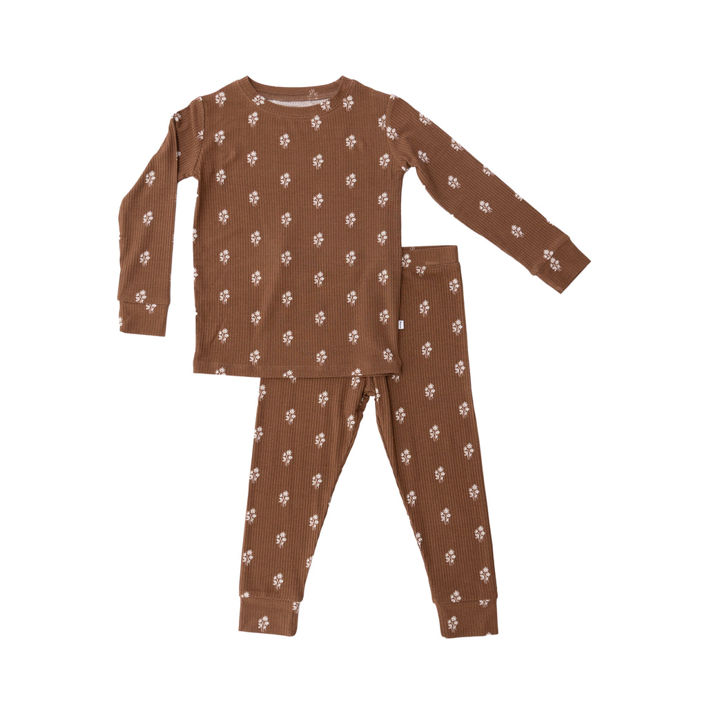 Autumn Stems Small Ribbed Two-Piece Set