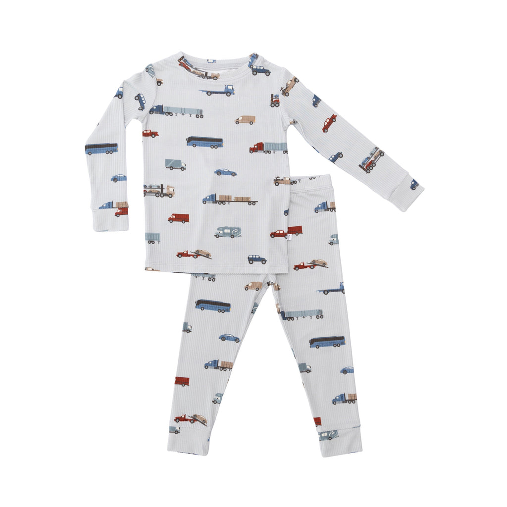 Road Vehicles Small Ribbed Two-Piece Set
