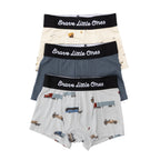 Road Vehicles, Dark Steel Blue and Construction Boxer Brief 3 pack