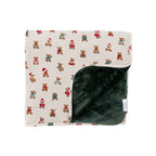 Teddy Bear Small Ribbed Youth Blanket