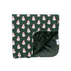 Santa Mug Small Ribbed Toddler Blanket