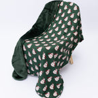 Santa Mug Small Ribbed Toddler Blanket