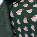 Santa Mug Small Ribbed Toddler Blanket