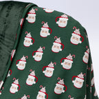 Santa Mug Small Ribbed Toddler Blanket