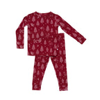 Reindeer & Santa Sleigh Small Ribbed Two-Piece Set